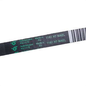 Ремінь для пральної машини C00059721 Hutchinson 1181H7 PHE чорний Ремінь для пральної машини C00059721 Hutchinson 1181H7 PHE чорний