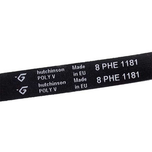 Ремінь для пральної машини C00066521 MAEL Hutchinson 1181H8 чорний Ремінь для пральної машини C00066521 MAEL Hutchinson 1181H8 чорний