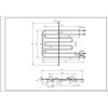 Тен верхній (гриль) для духовки Indesit C00081591 2800W (556+2250W)