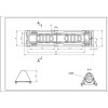 Активатор, ребро барабана для пральної машини Indesit L=208mm C00083894