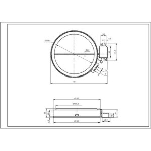 Конфорка для склокерамічної поверхні Indesit C00139052 1200W