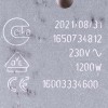 Конфорка для склокерамічної поверхні Indesit C00139052 1200W