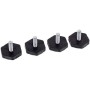 Комплект ніжок (4шт.) для пральної машини Indesit C00296866 (різьблення M8 H=23mm)