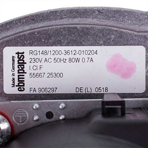 Вентилятор Ebmpapst RG148/1200 80 Вт для конденсаційного котла Italtherm Time Power 50 кВт 535000738