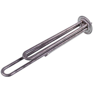 Тен для бойлера під анод 2000W (нержавіюча сталь) L=310mm фланець 64mm, анод M4 Kawai