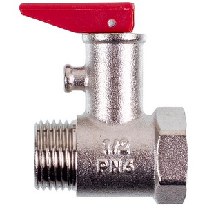 Клапан запобіжний 6 бар 1/2&apos&apos для бойлера (універсальний) Koer EP.2001 Клапан запобіжний 6 бар 1/2&apos&apos для бойлера (універсальний) Koer EP.2001