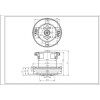 Двигун для пилососа KW41179VCM Koolwen D=130/84 mm H=29/109 mm 1800 W