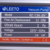 Вакуумний насос із манометром LEETO XZ-1,5-SV (1 ступ./70 л/хв.)