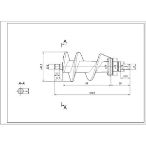 Шнек (з ущільнювачем) для м&aposясорубки Moulinex MS-651184 Шнек (з ущільнювачем) для м&aposясорубки Moulinex MS-651184