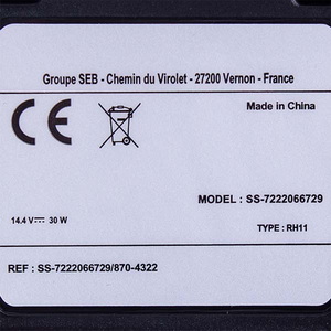 Щетка Turbo для аккумуляторного пылесоса Rowenta SS-7222066729 черный+фиолетовый