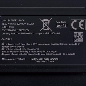 Акумулятор для акумуляторного пилососа Rowenta ZR009711 18V Li-Ion