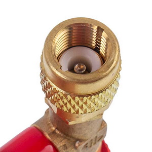 Кран для заправки кондиционеров HS-1221 (резьба внутренняя 5/16” наружная 1/4)