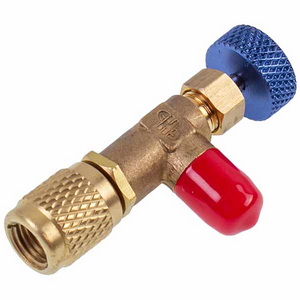 Кран для заправки кондиціонерів HS-1222 (різьба внутрішня 1/4&apos&apos зовнішня 1/4&apos&apos)