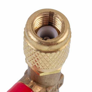 Кран для заправки кондиционеров HS-1222 (резьба внутренняя 1/4&apos;apos наружная 1/4&apos&apos)