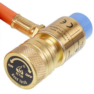 Пальник газовий ручний RTM HT-3S (НТ 1S 660) (під МАПП газ, з п&aposєзорозпалом і шлангом)