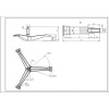 Хрестовина барабана для пральної машини Samsung DC97-00124B L=127mm