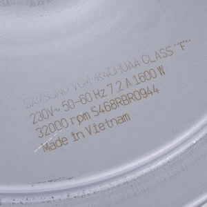 Двигун для пилососа Samsung DJ31-00005H VCM-K40HU (з виступом) D=135/84 mm H=35/102 mm 1560 W