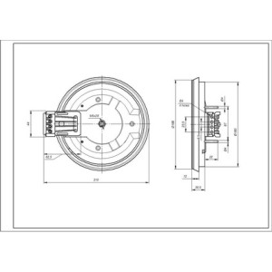 Конфорка 346971000002 для електроплити Nord D=180mm 1500W