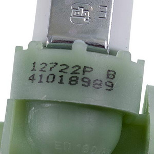 Клапан подачі води для пральної машини Candy 41018989 2WAY/180/12 мм Клапан подачі води для пральної машини Candy 41018989 2WAY/180/12 мм