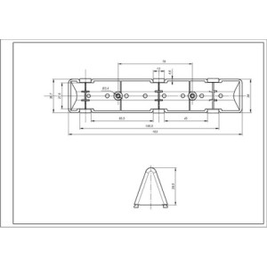 Активатор, ребро барабана для пральної машини LG L=184mm 4432EN2002A