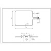 Beko 562900004 Тен нижній 1100W для духовки