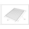 Решетка 445x365mm C00081578 для духовки Indesit, Ariston