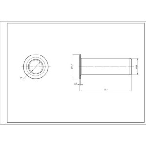 Заглушка отвору ТЕНа для пральної машини Indesit C00087885 D=10 mm