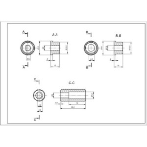 Ручка регулювання (універсальна) COK751UN для плити