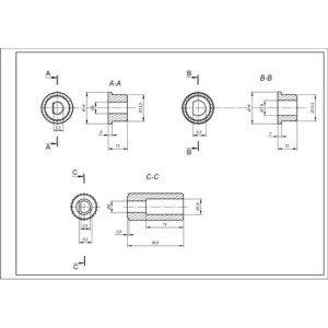 Ручка регулювання (універсальна) COK752UN для плити
