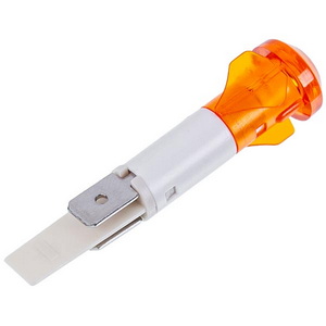 Лампочка індикації для бойлера SWT716UN L=54mm 230V 120°С D=10mm (2 контакти)