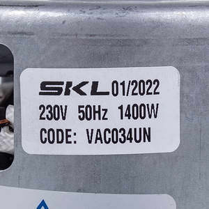 Двигун для пилососа VAC034UN (з виступом) SKL D=130/84 mm H=34/121 mm 1400 W Двигун для пилососа VAC034UN (з виступом) SKL D=130/84 mm H=34/121 mm 1400 W