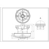 Двигун для пилососа VAC043UN (з виступом) SKL D=134/84 mm H=35/108 mm 1600 W