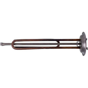 Тен для бойлера Thermex 1500+1000W (мідний) L=300mm фланець 92mm (під анод M6)