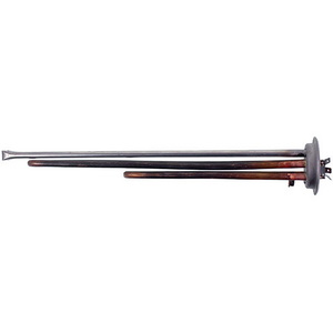 Тен для бойлера Thermex 2000W (медный) L=350mm фланец 64mm (под анод M6)