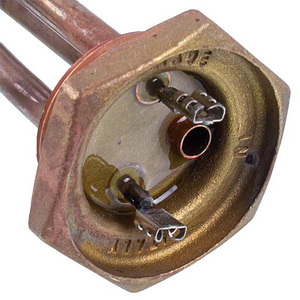 Тен для бойлера 182315 Thermowatt 1500W (мідний), L=265mm гайка 54mm (під анод M5)
