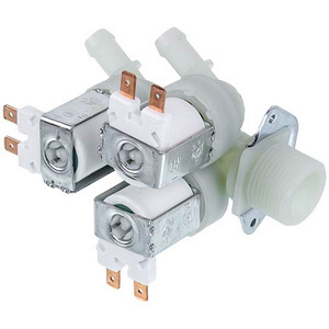 Клапан подачі води для пральної машини Whirlpool 481981729332 3WAY/180/10.5 мм