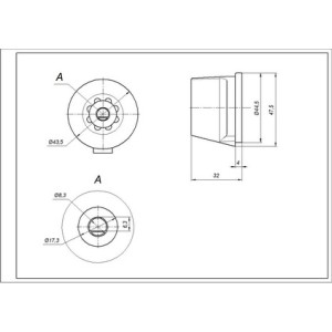 Набір універсальних ручок регулювання для плити (5 шт.)