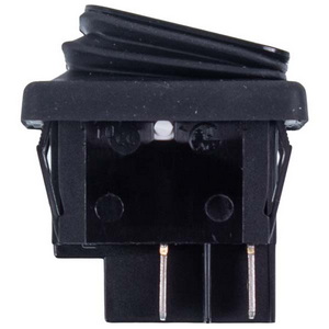 Вимикач 16A-250V/20A-125V 4 контакта (універсальний) чорний