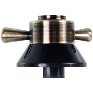 Набір універсальних ручок (4 шт.) для варильної поверхні Pyramida, Gorenje, Bosch, Hansa чорний+латунь