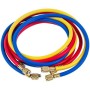 Набор заправочных шлангов C372-S (3 шт.x1800mm 1/4'apos-5/16'apos SAE) для фреона R-410