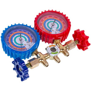 Манометрический коллектор 2-вентильный XM-R560G R-22 (R-12 R-502) + шланги 3шт.
