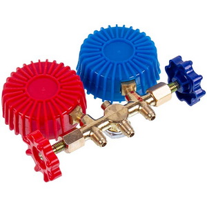 Манометрический коллектор 2-вентильный XM-R560G R-22 (R-12 R-502) + шланги 3шт. Манометрический коллектор 2-вентильный XM-R560G R-22 (R-12 R-502) + шланги 3шт.