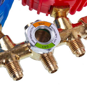 Манометрический коллектор 2-вентильный XM-R560G R-22 (R-12 R-502) + шланги 3шт. Манометрический коллектор 2-вентильный XM-R560G R-22 (R-12 R-502) + шланги 3шт.