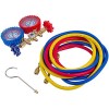 Манометрический коллектор 2-вентильный XM-R572G R-410 (R-22 R-134 R-404) + шланги 3шт.x1800mm