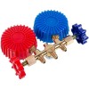 Манометрический коллектор 2-вентильный XM-R572G R-410 (R-22 R-134 R-404) + шланги 3шт.x1800mm