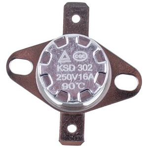 Термостат для конвекторного обігрівача KSD302 250V 16A 90°C Термостат для конвекторного обігрівача KSD302 250V 16A 90°C