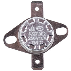 Термостат для конвекторного обігрівача KSD302 250V 16A 95°C Термостат для конвекторного обігрівача KSD302 250V 16A 95°C