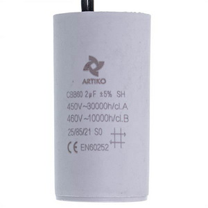 Конденсатор 2 мкФ 450 В для циркуляційного насоса