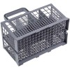 Корзина для столових приборів посудомийної машини 245x125x140mm (універсальна) (висота з ручкою 245mm)