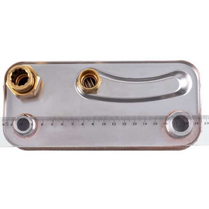 Теплообмінник пластинчастий ГВП (16 пластин) для газового котла Hermann Micra 2, Supermicra 15003389